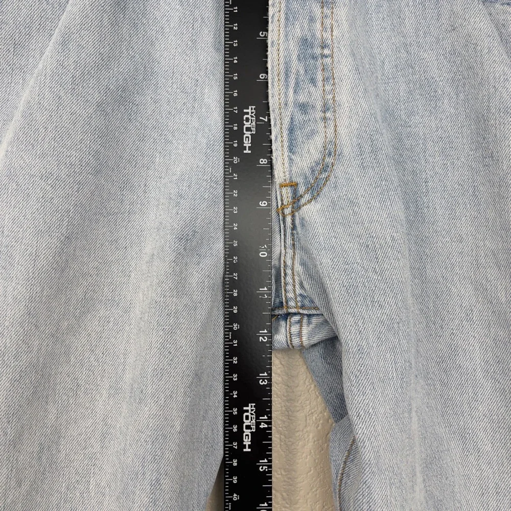 Vintage Y2K Levi's 501xx Light Wash Blue Denim Straight Jeans 36x30 (34x28) 2004